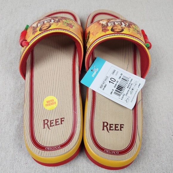 Reef Mens Hot Sauce Caliente Men's Sz 10 - Picture 3 of 7